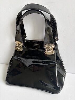 Russell & Bromley Black Glossy Leather Purse/Bag